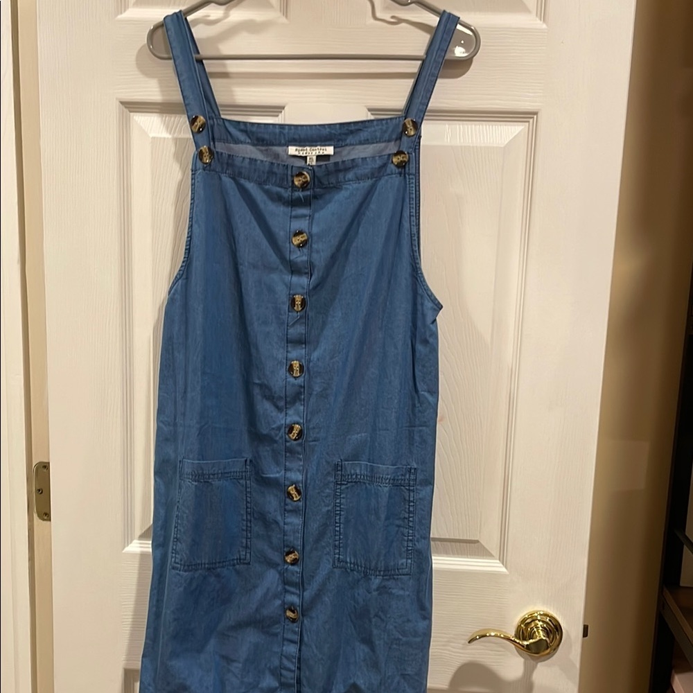 Speed Control Blue Sleeveless Midi Sundress